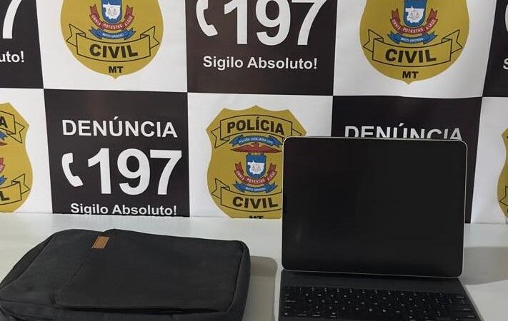 Polícia Civil recupera aparelho iPad furtado em Cuiabá e identifica autor de crime; O eletrônico, avaliado em R$ 13 mil, foi localizado enterrado no quintal de uma casa