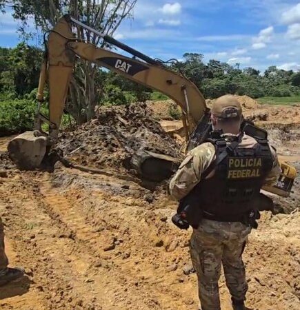 Polícia Federal desmantela estação de garimpo ilegal em Pontes e Lacerda