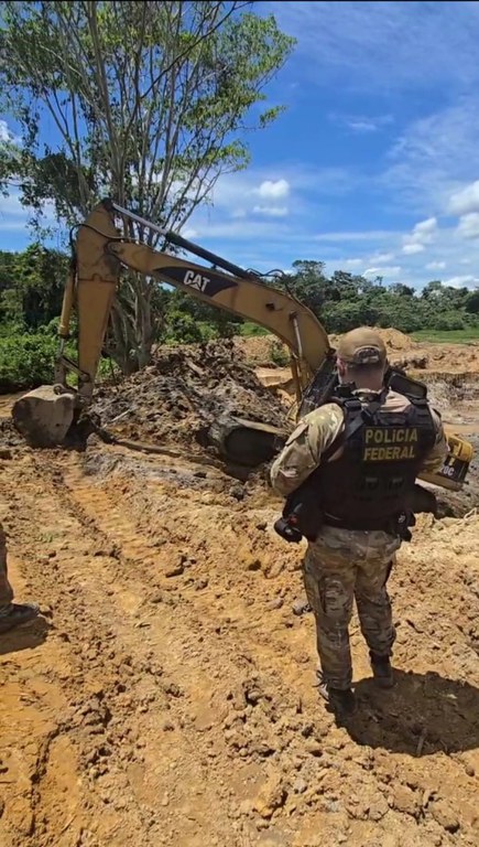 Polícia Federal desmantela estação de garimpo ilegal em Pontes e Lacerda