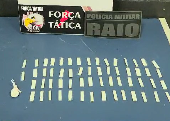 Polícia Militar apreende 59 porções de cocaína e prende suspeito em Sinop