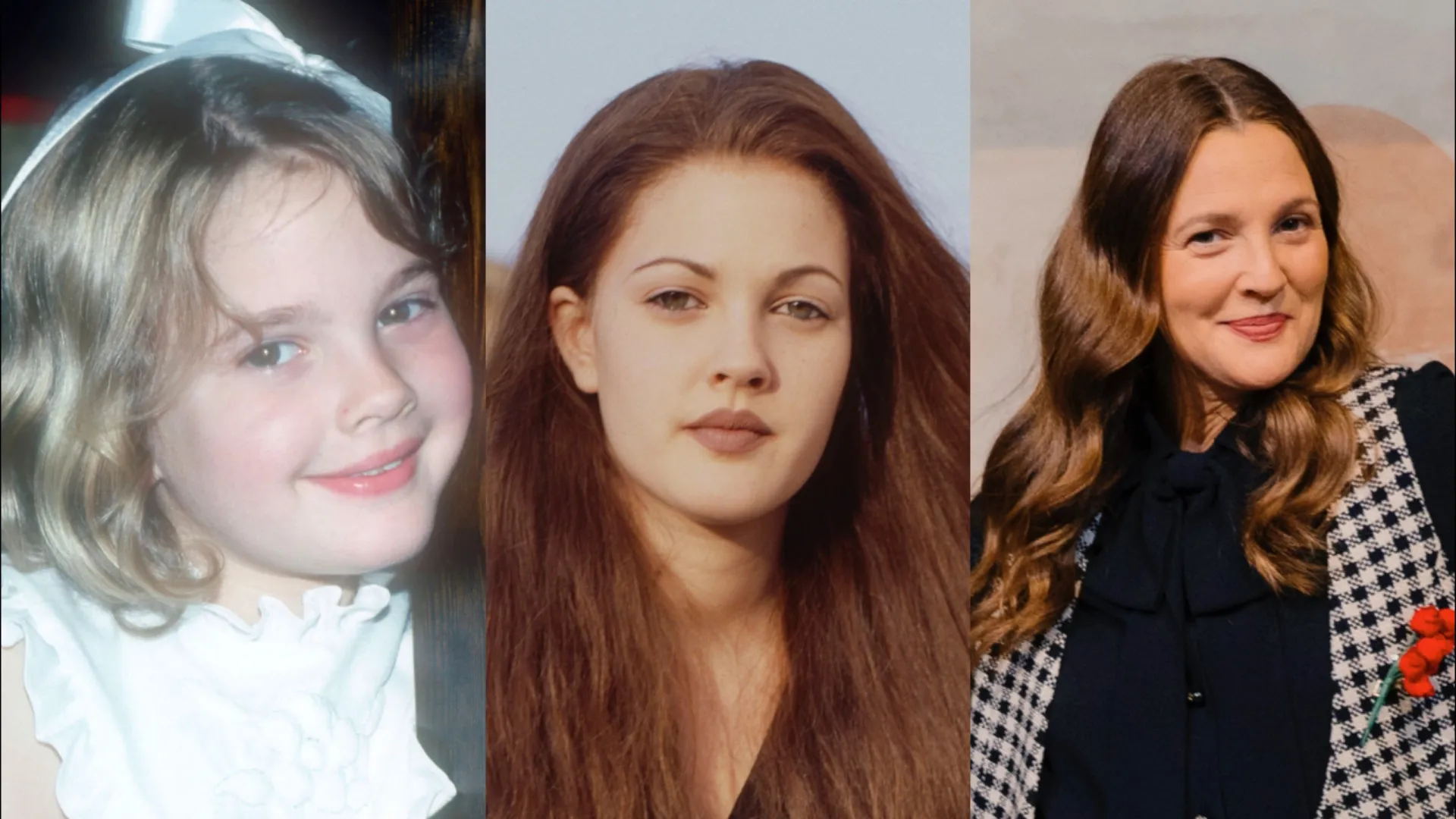 Drew Barrymore, atriz que cresceu à frente do público, completa 50 anos