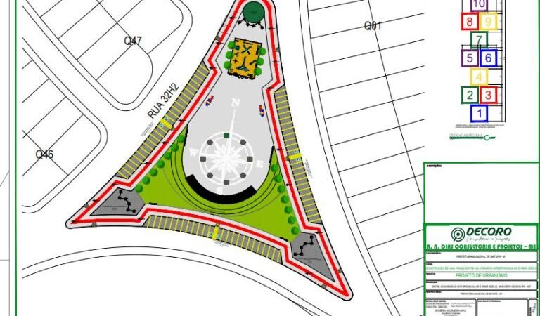 Prefeitura de Matupá inicia construção de nova praça com investimento de R$ 1,4 milhão