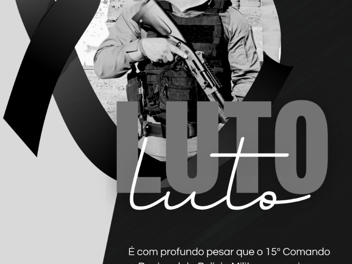 15º Comando Regional da PM emite Nota de Pesar após morte de policial em Guarantã do Norte