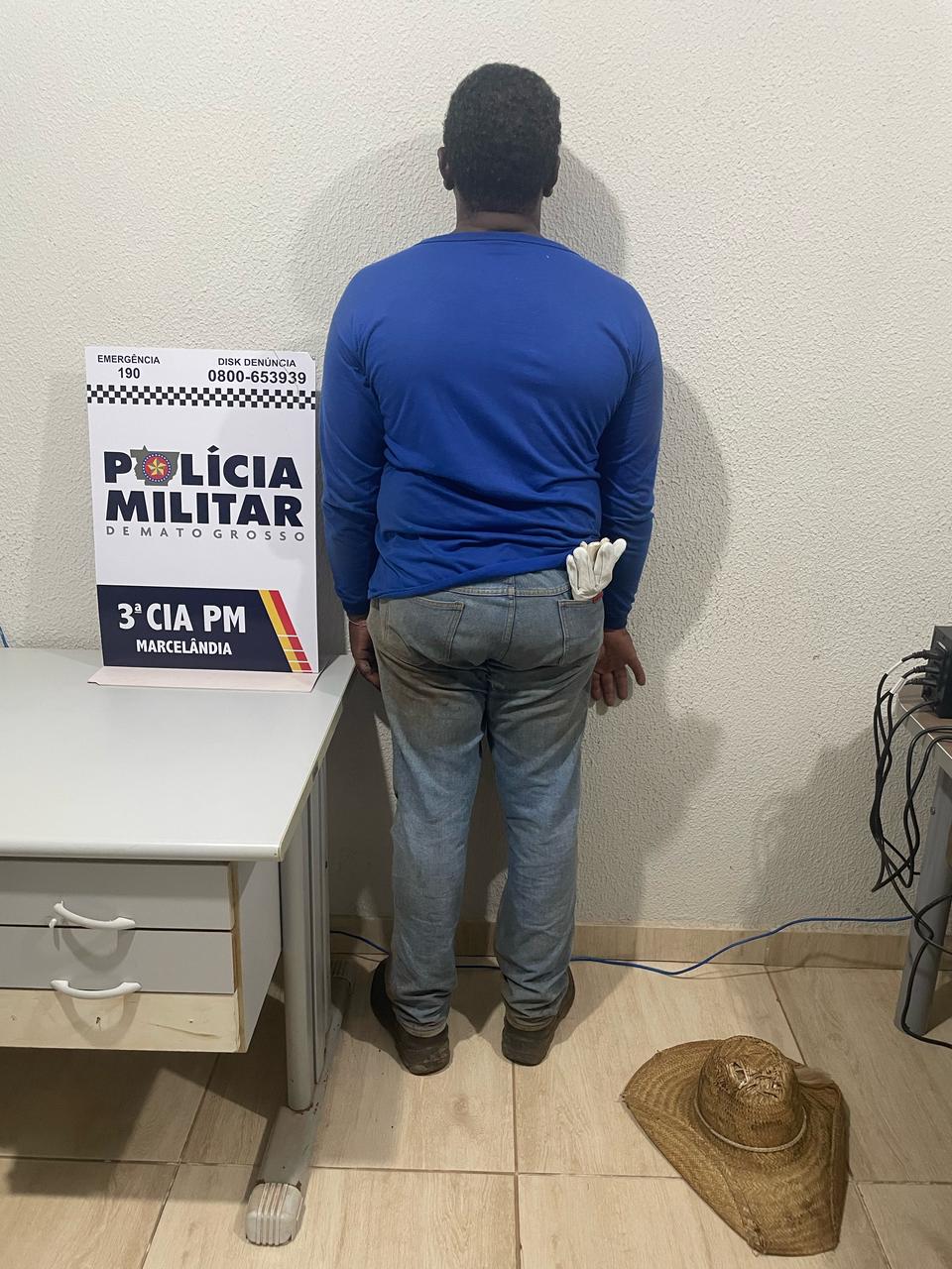 Homem com mandado de prisão em aberto em Tangará da Serra é preso em Marcelândia
