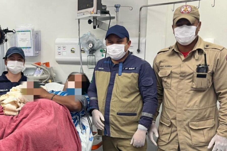 Sorriso: Equipe do Corpo de Bombeiros atende ocorrência de nascimento domiciliar de bebê
