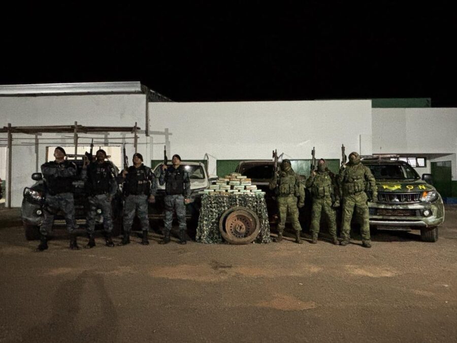Tolerância Zero: PM e Gefron apreendem 31 quilos de pasta base de cocaína e causam prejuízo de R$ 1 milhão às facções