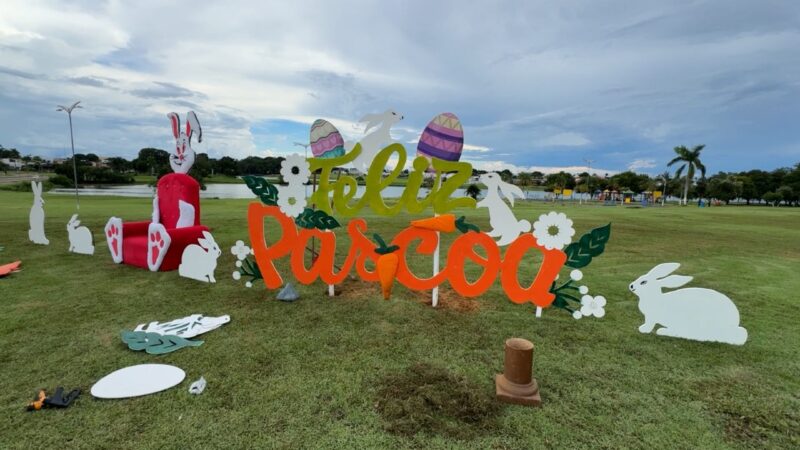 Matupá entra no clima da Páscoa com decoração especial