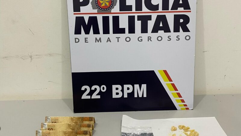 Idoso, de 66 anos, é preso por tráfico de drogas em Peixoto de Azevedo
