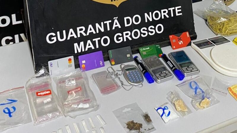 Jovem é preso em Guarantã do Norte suspeito de comandar tráfico para facção criminosa