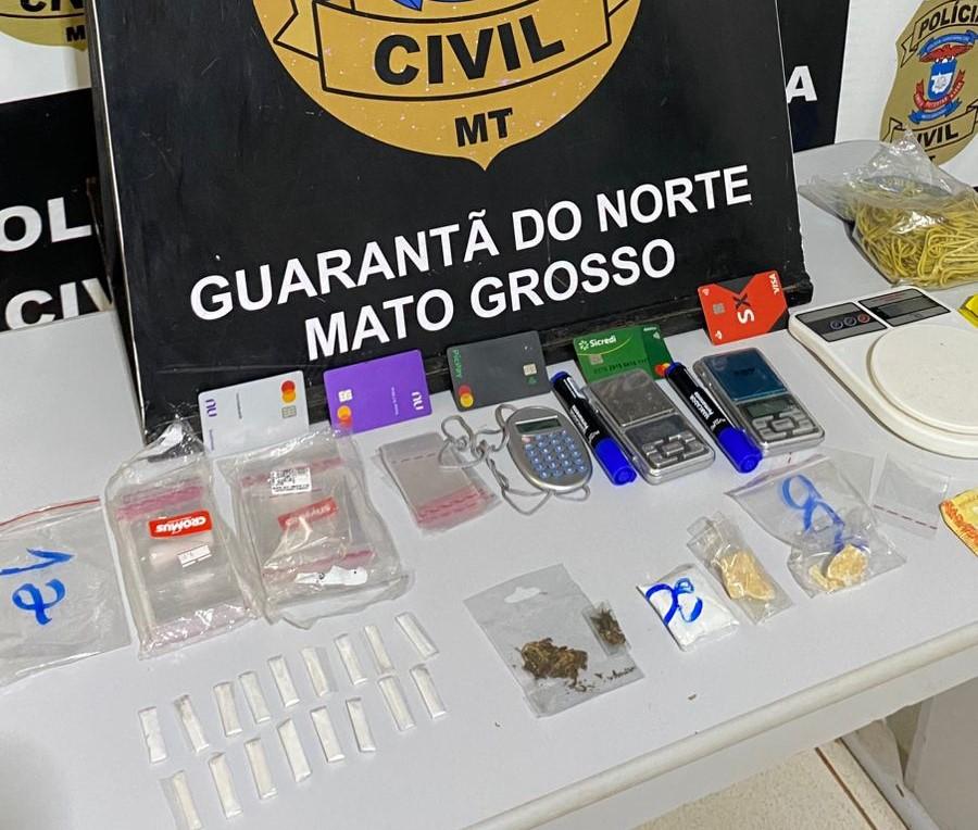 Jovem é preso em Guarantã do Norte suspeito de comandar tráfico para facção criminosa
