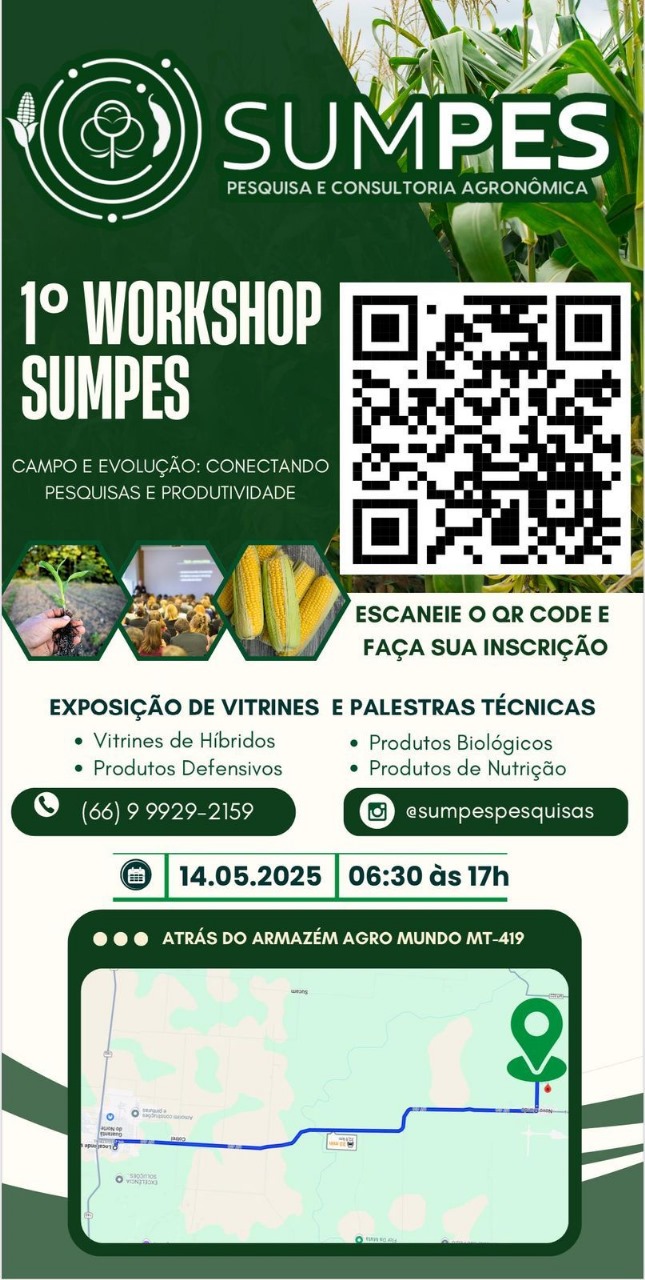 Sumpes realiza seu 1º Workshop em Novo Mundo com foco no futuro do agronegócio