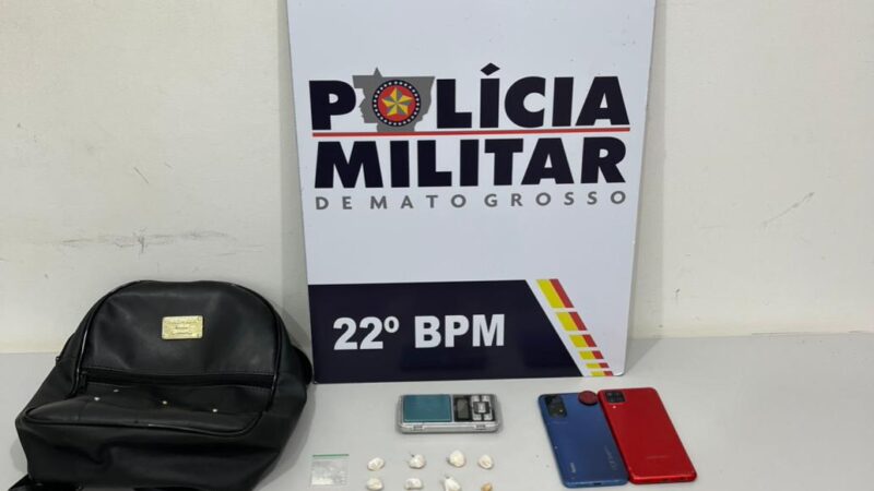 Dupla é detida por tráfico de drogas durante Operação Tolerância Zero em Peixoto de Azevedo