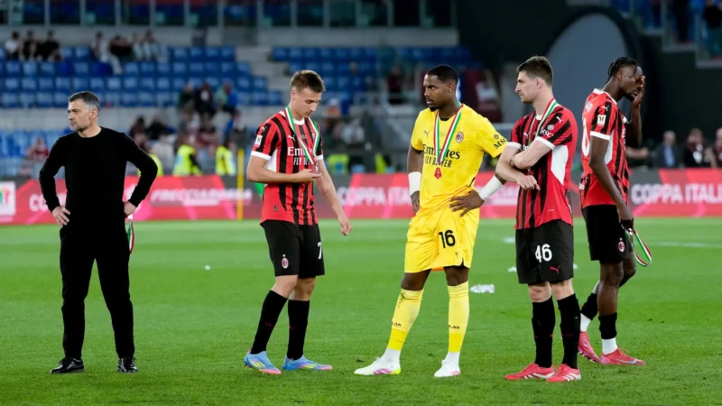 Gabbia admite clima ruim no vestiário do Milan após derrota na final