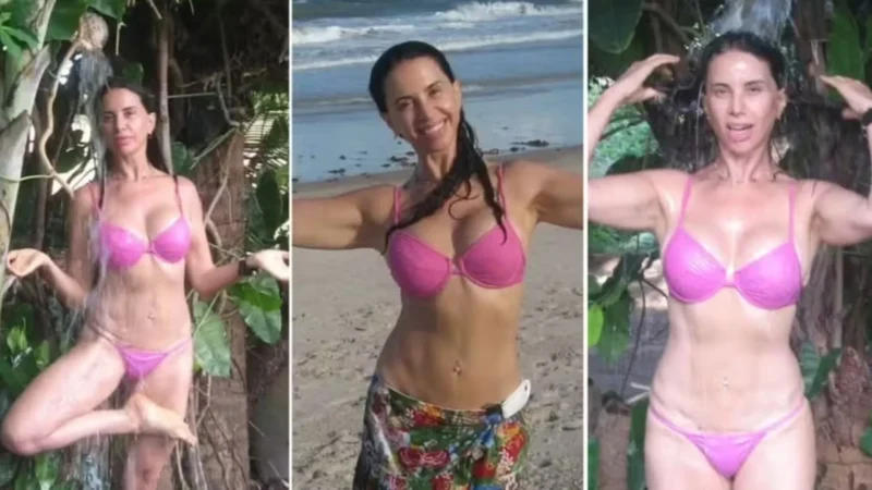 Aos 74 anos, Claudia Alencar posta foto de biquíni e revela segredo