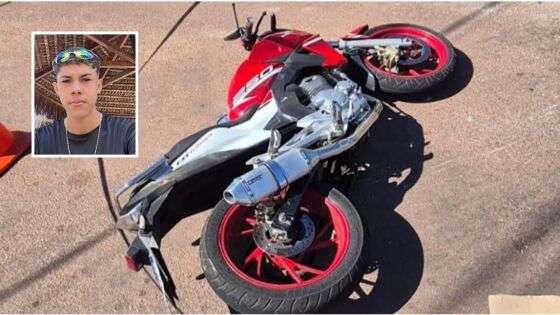 Motociclista morre após colisão e atropelamento em Sinop; motorista fugiu (Vídeo)