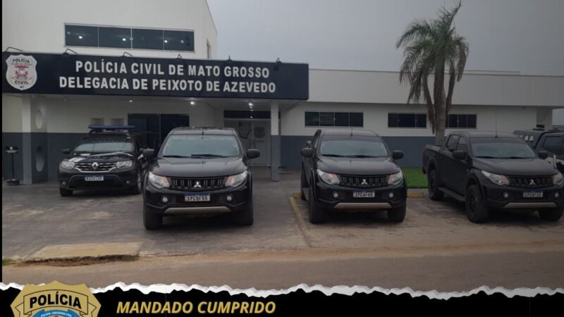 Polícia Civil prende professor acusado de assediar alunas em escola municipal de Peixoto de Azevedo
