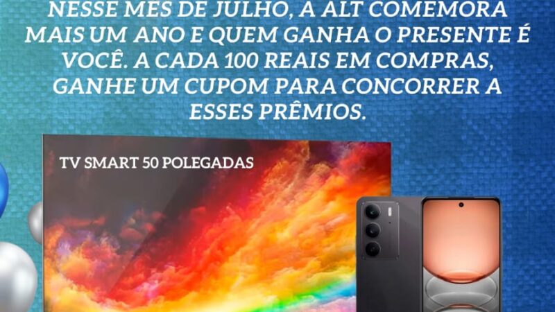 ALT Materiais Elétricos comemora 2 anos com café da manhã, sorteios e super prêmios!