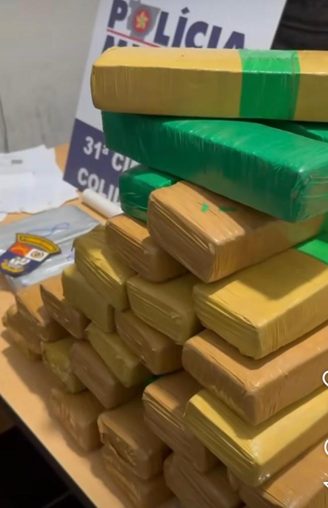 Polícia Militar apreende grande quantidade de drogas e prende dois suspeitos em Colíder