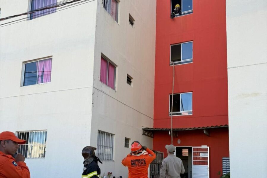 Bombeiros controlam incêndio em apartamento e evitam tragédia em Sinop