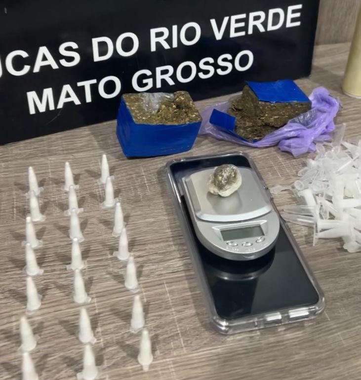 Faccionado é preso por tráfico de drogas em Lucas do Rio Verde