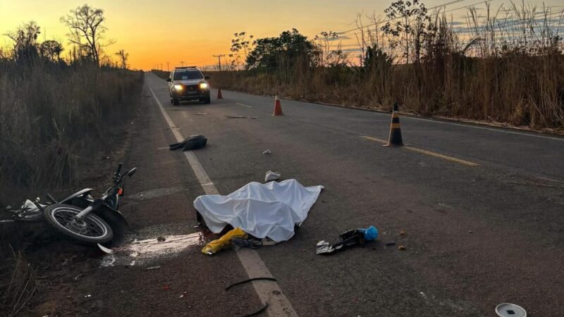 Homem morre em acidente após colidir com animal na MT-322, em União do Norte