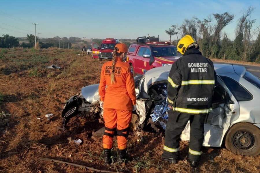 Acidente na BR-163 em Sinop deixa um morto e cinco feridos
