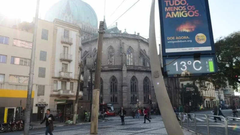 Previsão indica temperaturas de 10°C a 22°C em SP nesta terça (8)