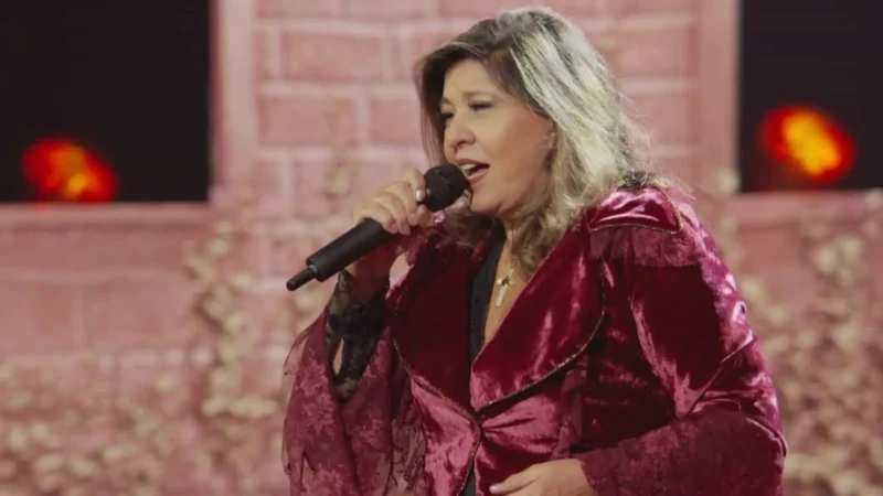 Roberta Miranda reage a invasão de palco com empurrão e chute