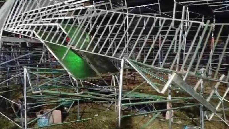 Queda de arquibancada em rodeio deixa 60 feridos em Eldorado (SP)