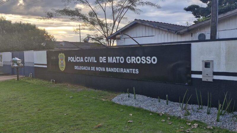 Homem é preso por homicídio a facadas em distrito de Nova Bandeirantes