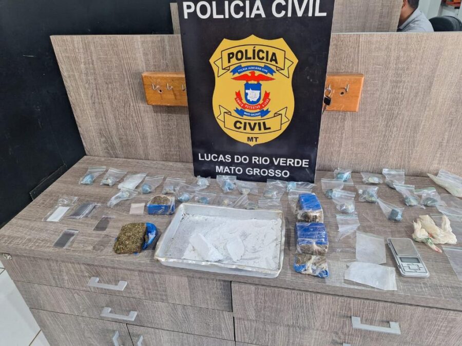 Polícia Civil fecha ponto de drogas em Lucas do Rio Verde e prende suspeito