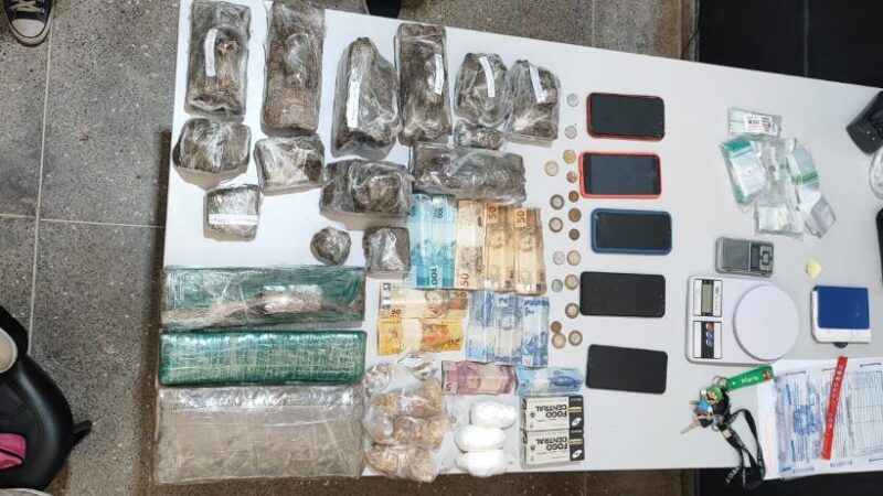 Traficante é preso com drogas e munições em operação da Polícia Civil em Pontes e Lacerda