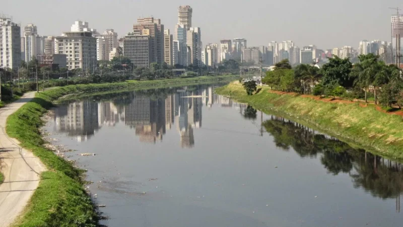 Esgoto vaza no rio Pinheiros e reparo definitivo só deve ocorrer em 2026