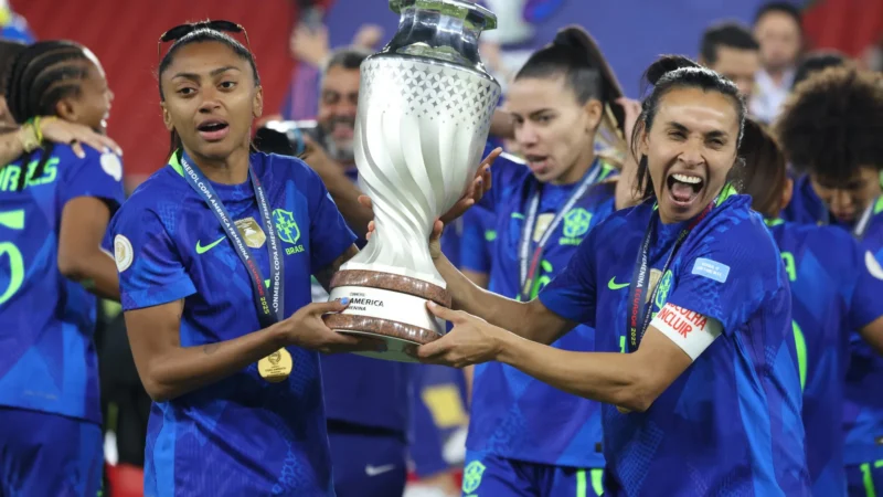 Brasil vence Colômbia nos pênaltis em final dramática da Copa América feminina