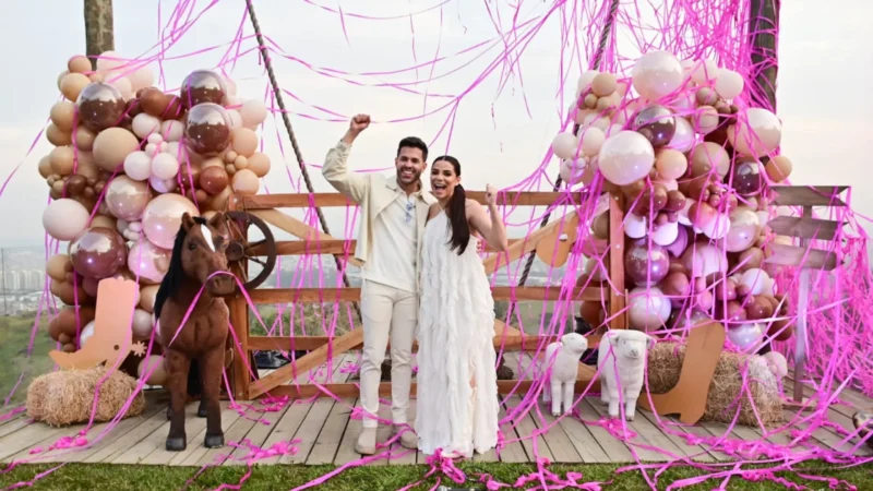 Rosa Maria a caminho! Key Alves e Bruno Rosa serão pais de uma menina