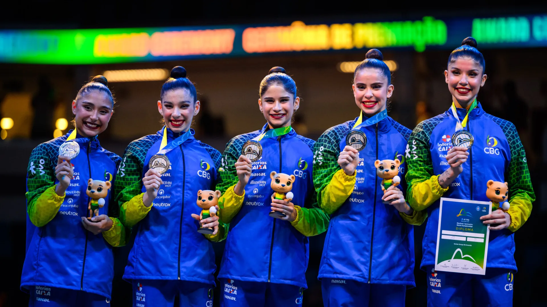Com ‘Evidências’, Brasil conquista medalha inédita no Mundial de Ginástica Rítmica