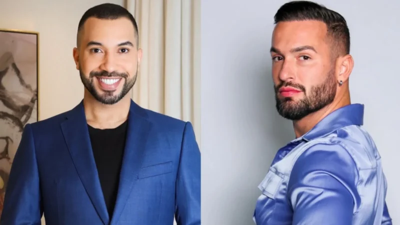 Gil do Vigor e Diego Hypolito são vistos em clima de romance