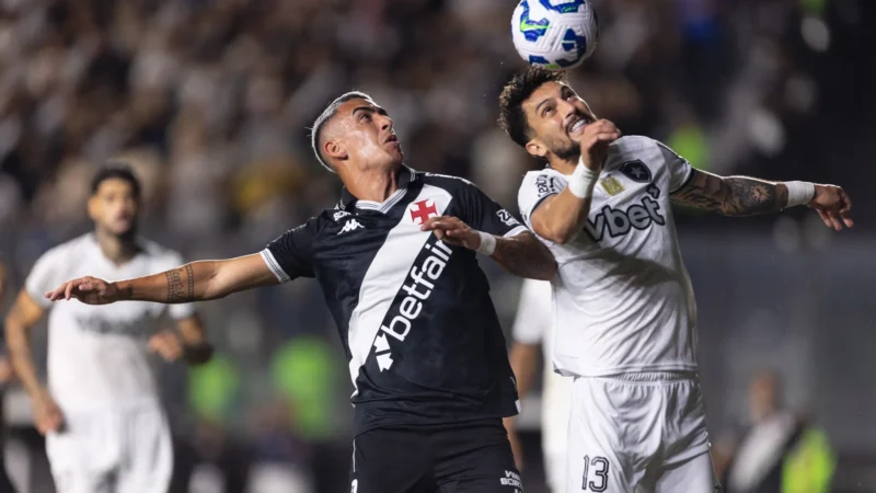 Vasco e Botafogo fazem jogo eletrizante e ficam no empate na Copa do Brasil