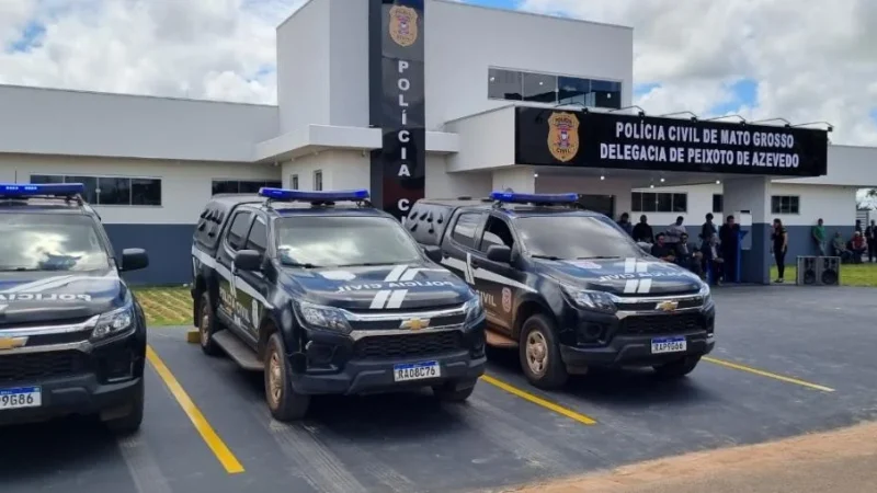 Quatro suspeitos, incluindo dois adolescentes, são detidos por homicídio em Peixoto de Azevedo