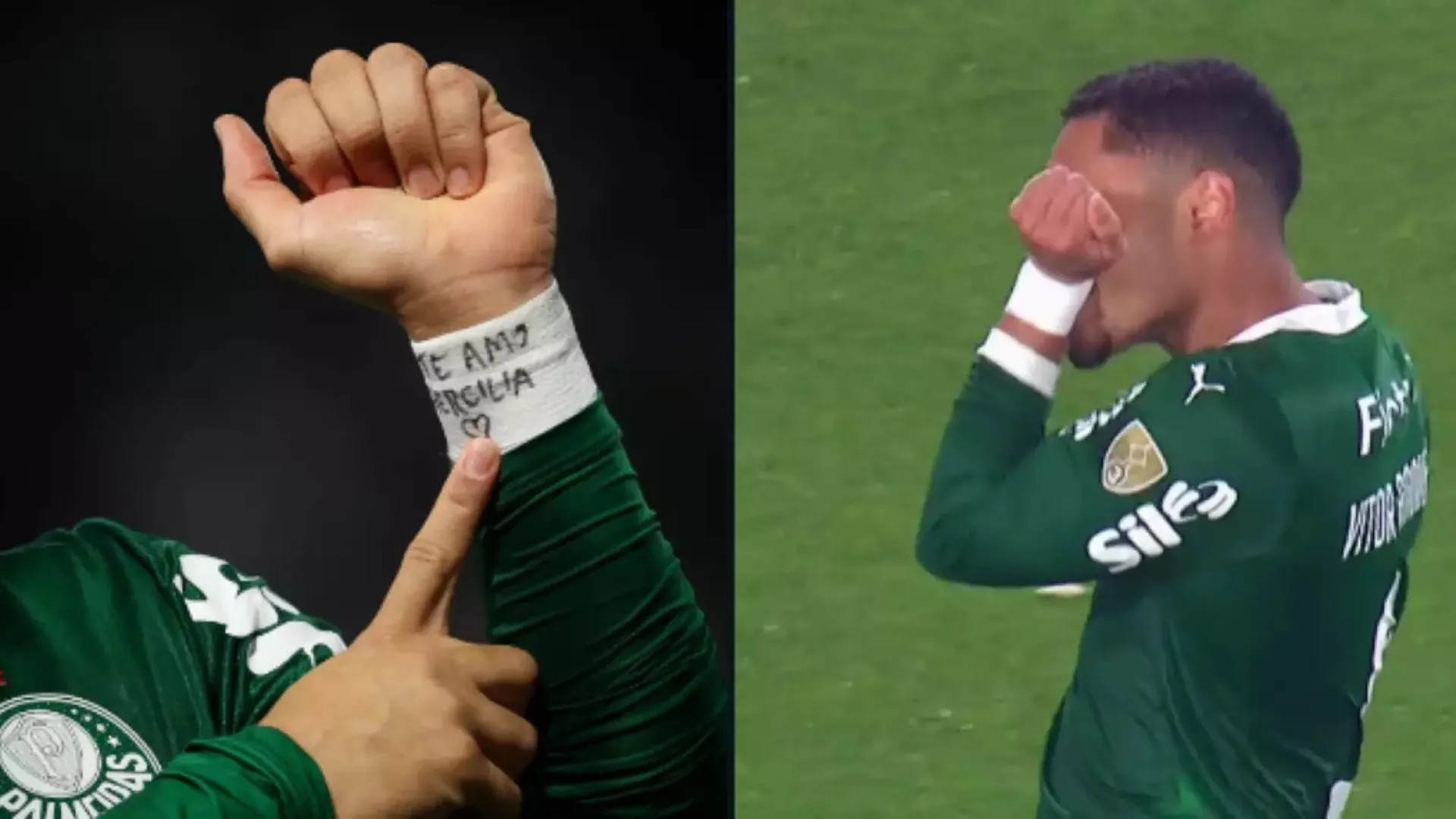Vitor Roque homenageia mãe em gol após polêmica de áudios vazados