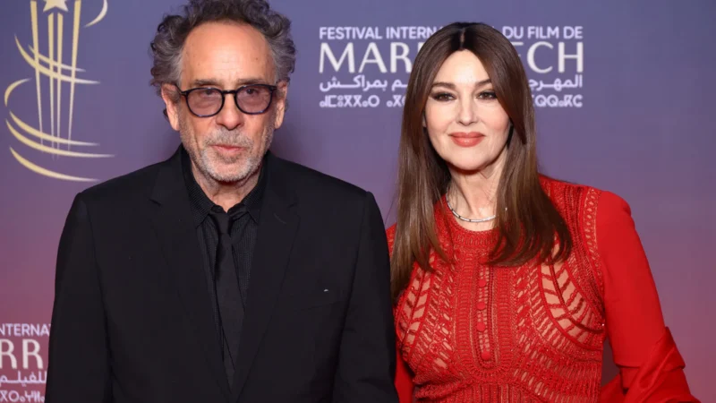 Monica Bellucci e Tim Burton anunciam fim da relação após 2 anos juntos