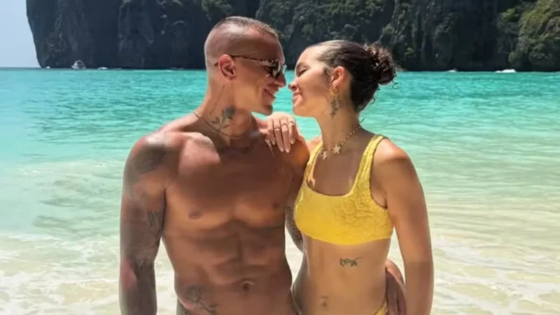 Mel Maia e lutador trocam declarações de amor: ‘Maior presente que ganhei’