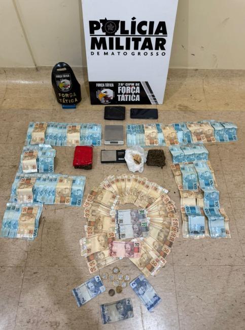 PM prende quatro suspeitos em ações distintas de roubo e tráfico em MT