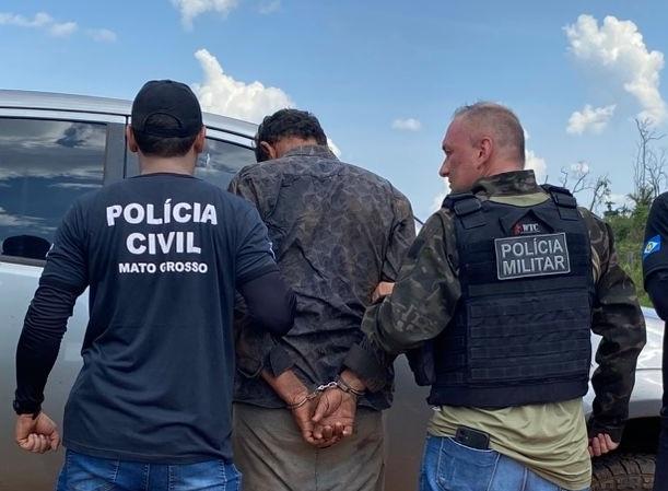 Preso suspeito de matar ex-mulher e homem em bar de Marcelândia após 13 dias de buscas