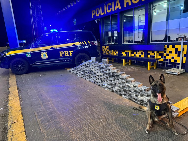 PRF apreende mais de 190 kg de drogas em duas ocorrências na BR-364