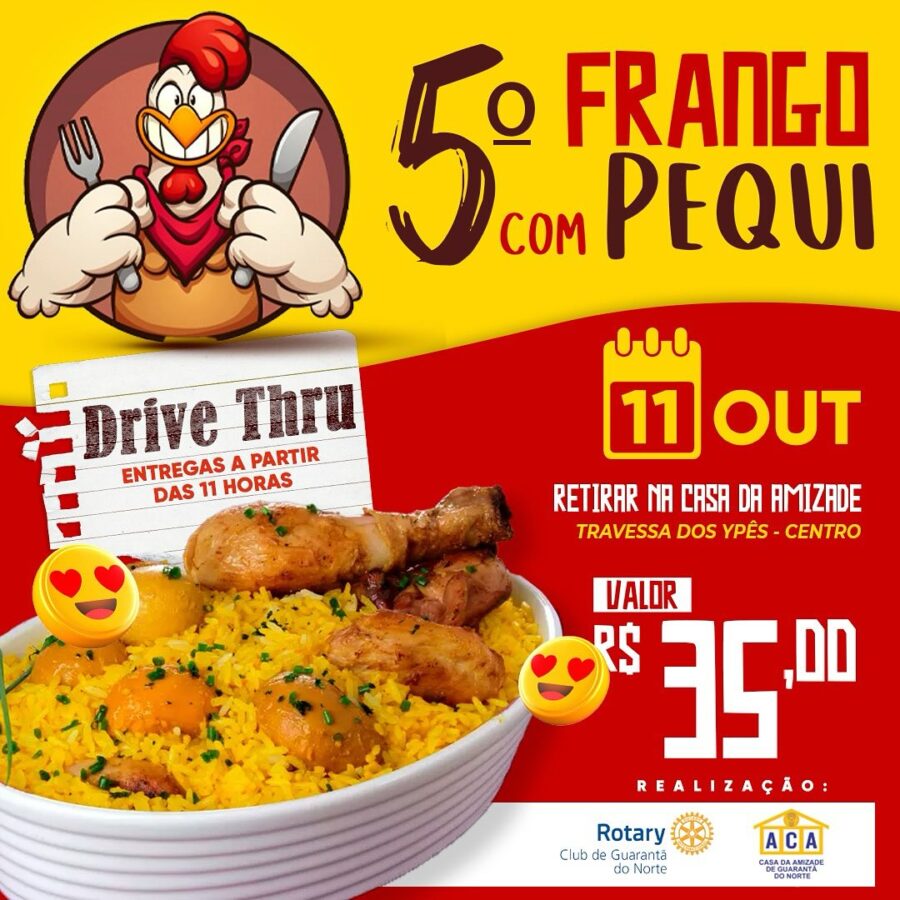 Rotary e Casa da Amizade realizam 5ª edição do “Frango com Pequi” em Guarantã do Norte