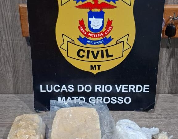 Polícia Civil prende suspeito de tráfico em casa usada como ponto de drogas em Lucas do Rio Verde
