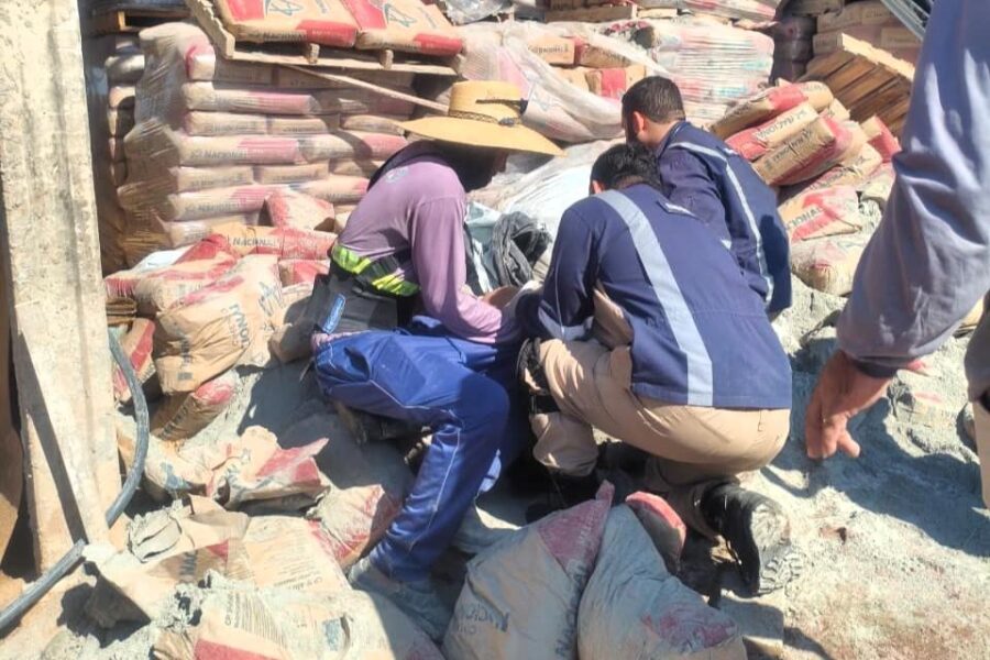 Trabalhador fica ferido após ser atingido por palete de cimento em Sinop