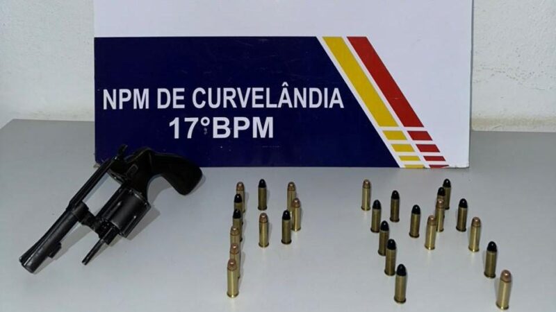 Homem é preso por ameaçar os pais e porte ilegal de arma em Curvelândia