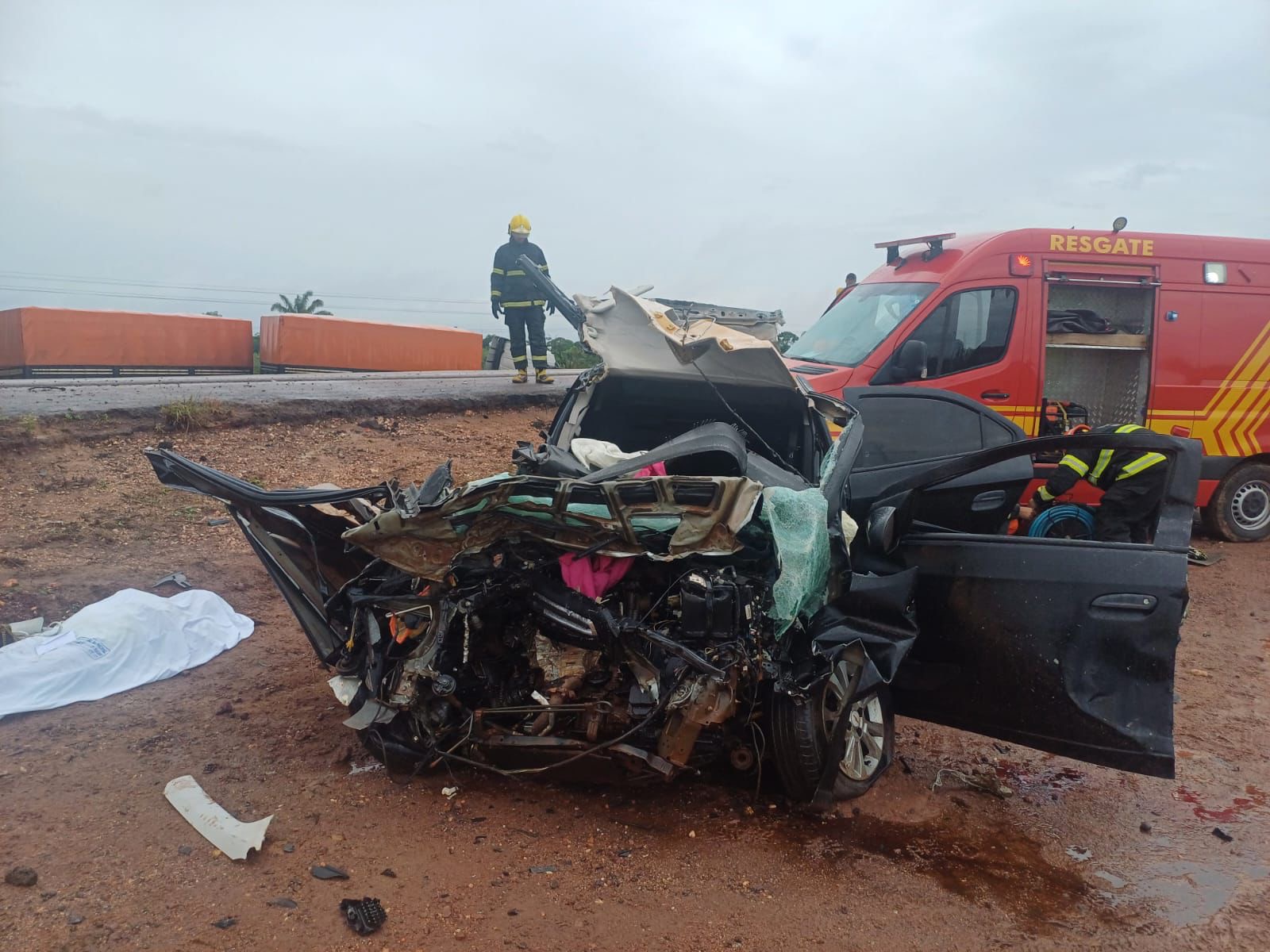 URGENTE! Três mulheres morrem em grave acidente na BR-163, em Guarantã do Norte